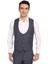 Erkek Yelek Slim Fit Kesim Gri 1