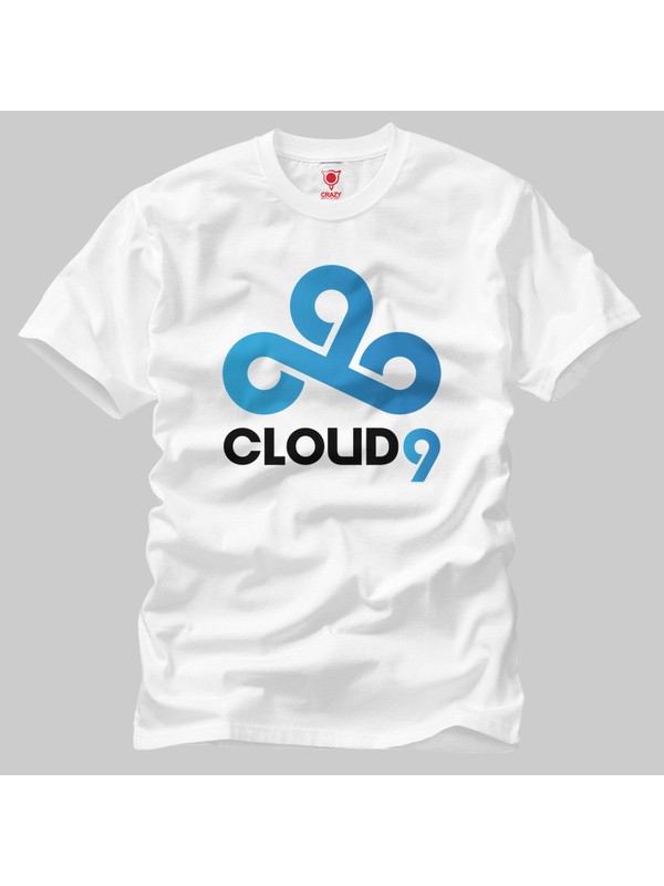 Crazy Team Cloud 9 Logo Erkek Tişört