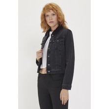 Lee Cooper Freda 6 Kürklü Kadın Jean Ceket