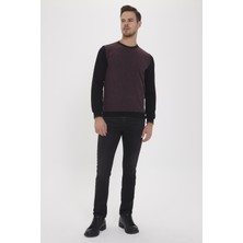 Lee Cooper Newlexa 2 Erkek Bisiklet Yaka Sweatshirt Kiremit