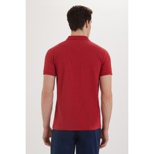 Lee Cooper Twins Kırmızı Polo Yaka T-Shirt