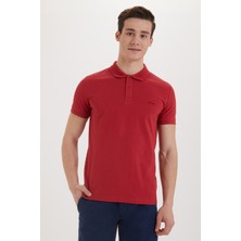 Lee Cooper Twins Kırmızı Polo Yaka T-Shirt
