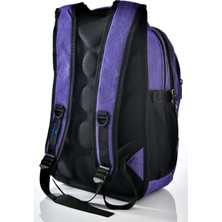 Relaxion Siyah Suya Dayanıklı Destekli Sırt Yapılı Günlük Okul Sırt Çantası