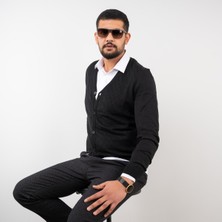 San&fa Slimfit Erkek Triko Hırka