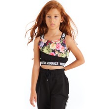 Colorinas Modern Romance Çiçek Desenli Crop Üst 5 Yaş