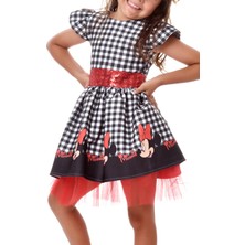 Eylül Elif Butik Minnie Mouse  Kız Çocuk Elbise