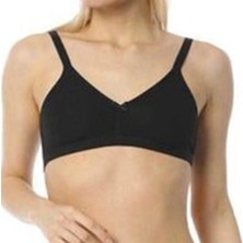 Imer Kadın Siyah Dikişsiz Penye Sütyen 2237