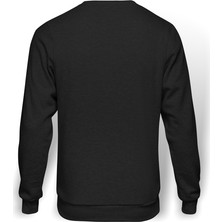 Tshirthane Red Dead Redemption 2 Logo Baskılı Erkek Örme Sweatshirt Uzun Kol