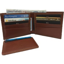 Bizoon 2005 Hakiki Deri Erkek Cüzdan ve Kartlık