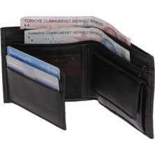 Bizoon 2018 %100 Deri Bozuk Para Gözlü Erkek Cüzdan ve Kartlık