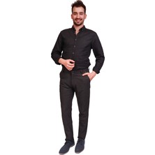 Daniel Voi Pamuklu Siyah Erkek Slim Fit Pantolon