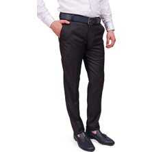 Daniel Voi Poliviskon Siyah Erkek Slim Fit Pantolon 32