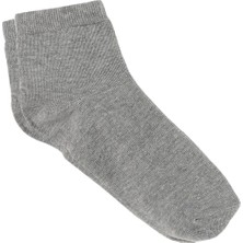 Çekmece 12'Li Paket Ekonomik Erkek Patik Çorap Gri