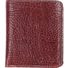 Aka Deri Parlak Taba - Küçük Boy Deri Erkek Cüzdanı 034