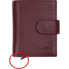 Aka Deri Floter Bordo - Deri Kartlık 015