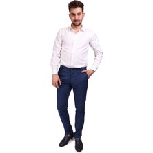 Daniel Voi Pamuklu Lacivert Erkek Slim Fit Pantolon 33