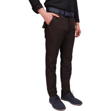 Daniel Voi Pamuklu Kahverengi Erkek Slim Fit Pantolon 31