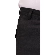 Daniel Voi Poliviskon Likralı Gri Erkek Slim Fit Pantolon 34