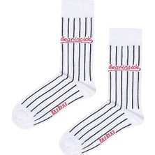 Bad Bear Referee Beyaz Uzun Çorap