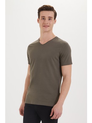 Lee Cooper Kaleb Erkek V Yaka T-Shirt