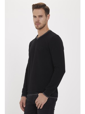 Lee Cooper Newdwade Erkek V Yaka Sweatshirt