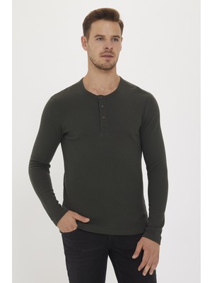 Lee Cooper Newwaffle Erkek Patlı Sweatshirt