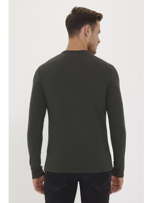 Lee Cooper Newwaffle Erkek Patlı Sweatshirt