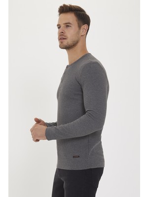 Lee Cooper Newwaffle Erkek Patlı Sweatshirt