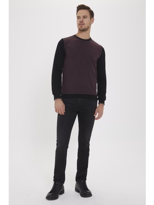 Lee Cooper Newlexa 2 Erkek Bisiklet Yaka Sweatshirt Kiremit