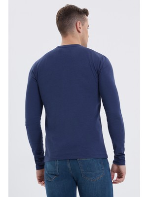 Lee Cooper Farıs Erkek O Yaka Patlı Sweatshirt