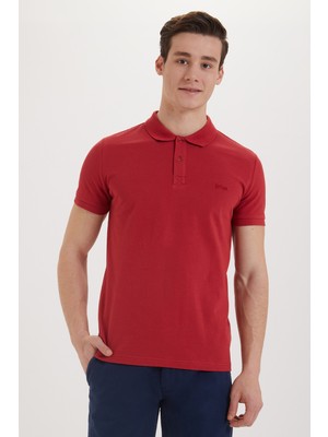 Lee Cooper Twins Kırmızı Polo Yaka T-Shirt