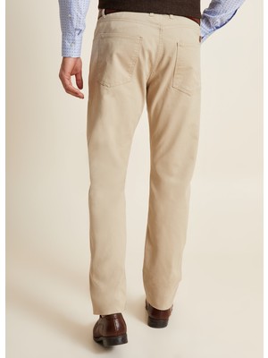 Bisse Erkek Slim Fit 5 Cep Spor Pantolon BEJ BPNS20K20502_D07