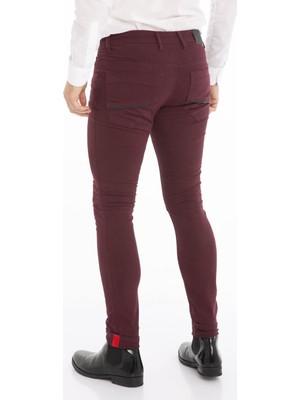 Cekmon Kot Pantolon Wıne-38