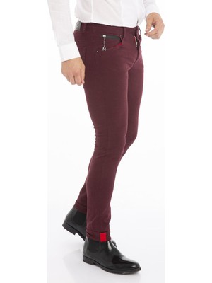 Cekmon Kot Pantolon Wıne-38