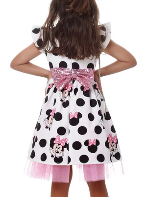 Eylül Elif Butik Minnie Mouse  Kız Çocuk Elbise