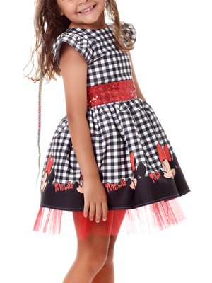 Eylül Elif Butik Minnie Mouse  Kız Çocuk Elbise