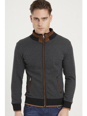 Dewberry 1021 Erkek Sweatshirt Antrasit