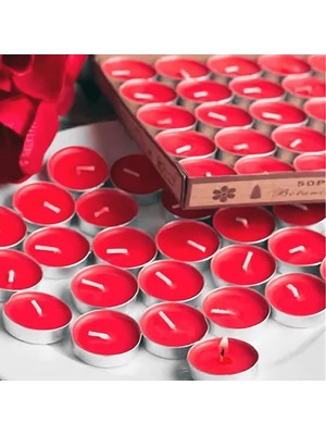 Deco Elit 1000 Adet Kuru Gül  + 25  Adet Tealight Mum + 365 Gün Söz Kartları + Seni Seviyorum Yastık