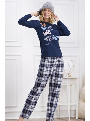Pierre Cardin Lacivert Kadın Pijama Takımı