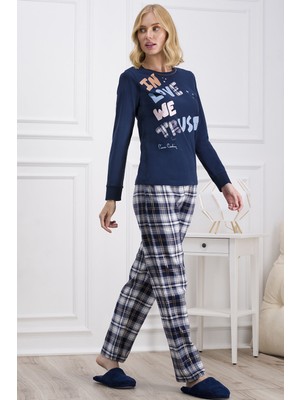 Pierre Cardin Lacivert Kadın Pijama Takımı