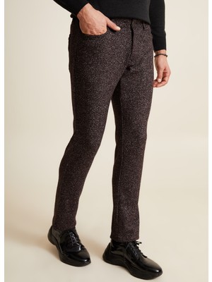 Bisse Erkek Slim Fit Spor Pantolon BORDO BPNS19K19506_D25
