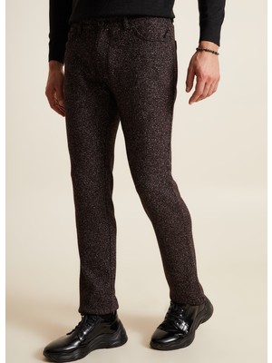 Bisse Erkek Slim Fit Spor Pantolon BORDO BPNS19K19506_D25
