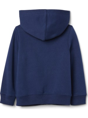 Gap Kız Bebek Logo Kapüşonlu Fleece Sweatshirt