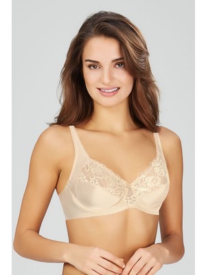 Kom Balenli (Telli) Süngersiz Toparlayıcı Sütyen Ten Rengi