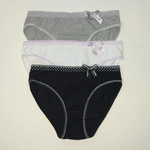 Çok Renkli 3'lü Kadın Slip Külot