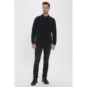 Lee Cooper Newblend Erkek Polo Yaka Sweatshirt