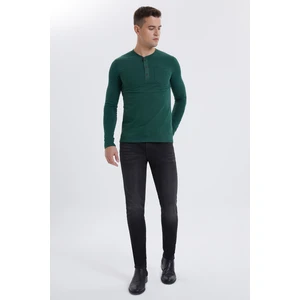 Lee Cooper Farıs Erkek O Yaka Patlı Sweatshirt