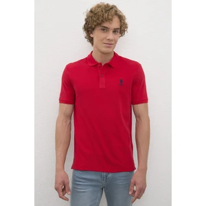 U.S. Polo Assn. Erkek Basic Kırmızı Basic T-Shirt 50222632-VR171
