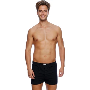 %100 Pamuk Erkek Siyah 2'li Boxer 033