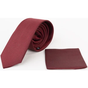 Dokulu İnce Düz Erkek Kravat